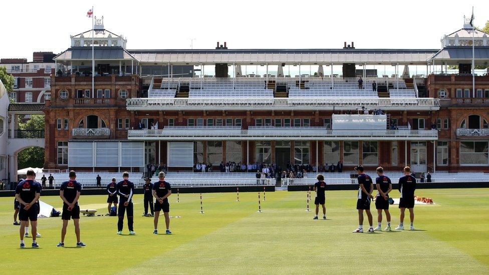 Cricketers at Lord's