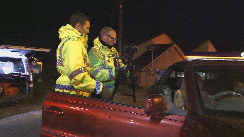 Gwent Police reconstruct events leading up to the collision