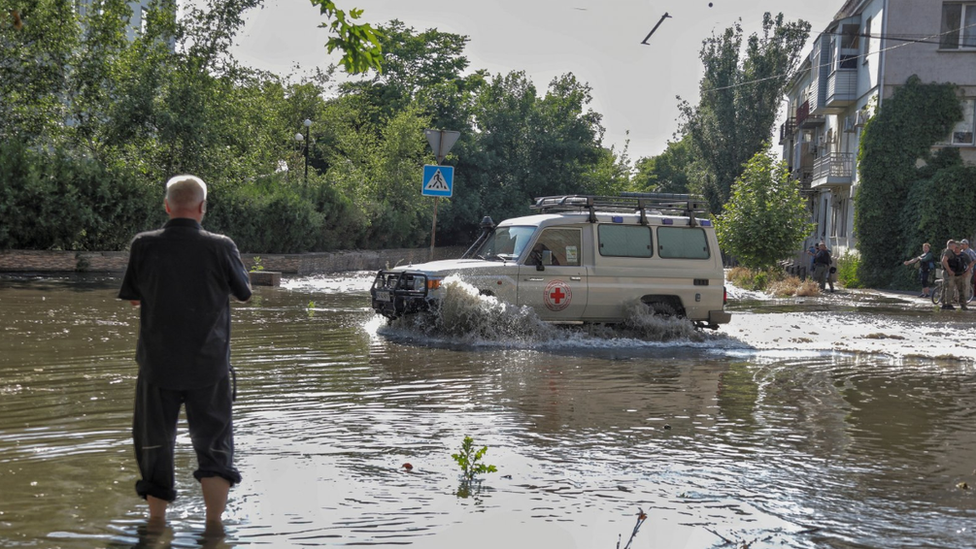 Red Cross in Kherson