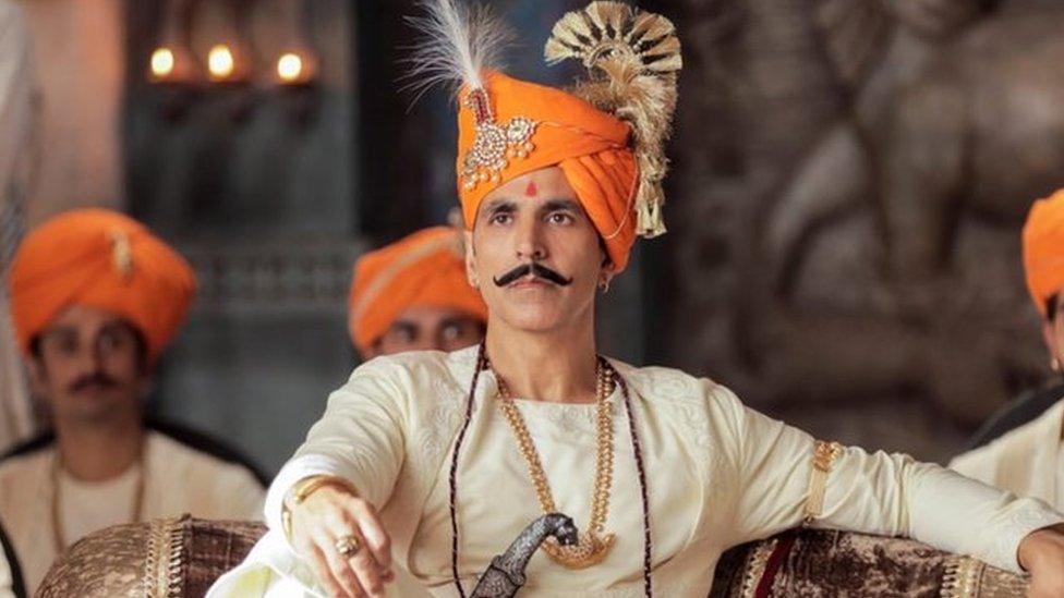 Actor Akshay Kumar as Prithviraj Chauhan