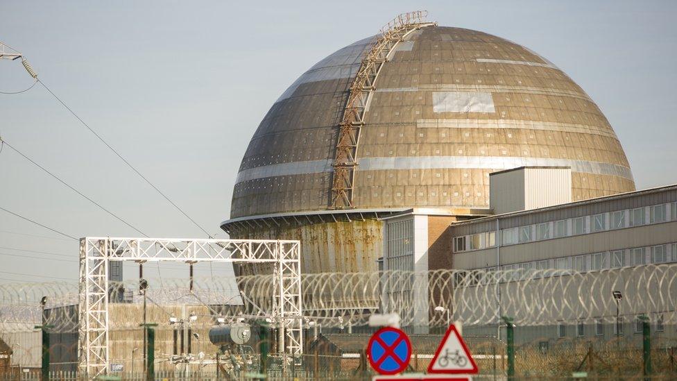 Windscale's Advanced Gas-cooled Reactor, which is a big orb of a building