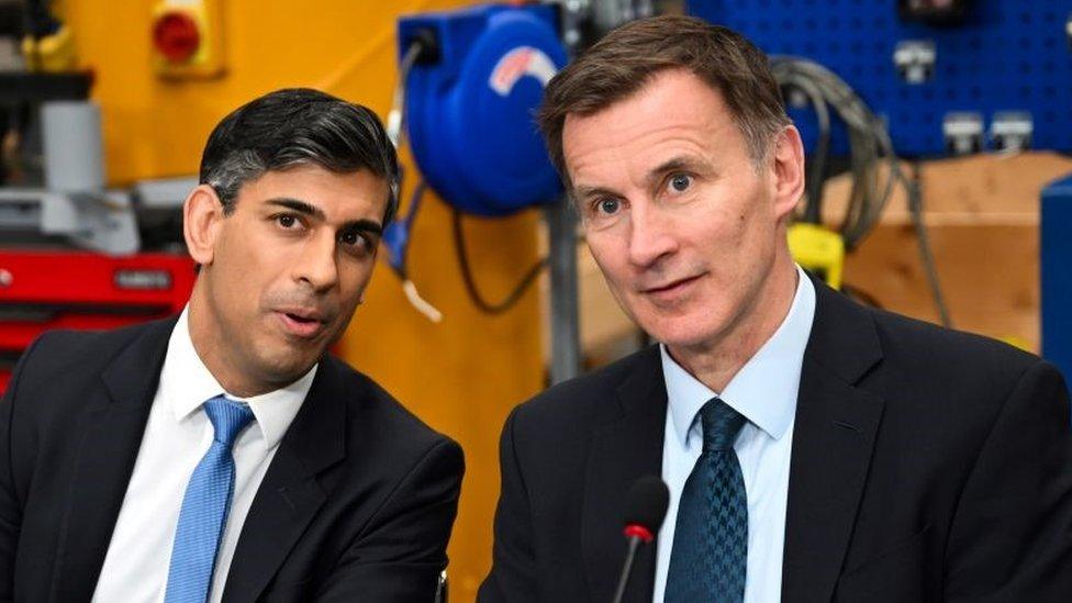 Rishi Sunak and Jeremy Hunt