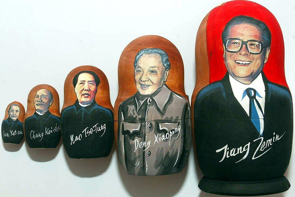 Jiang Zemin Matryshyoka dolls