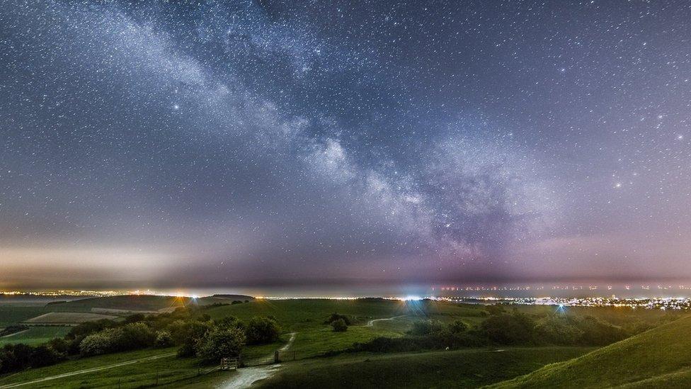 The Milky Way from Cissbury Ring