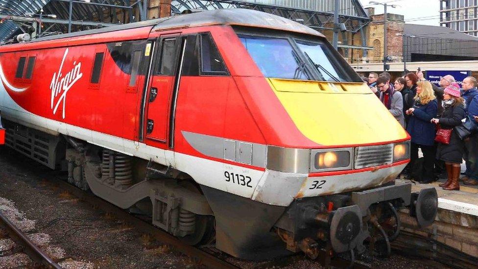 A Virgin East Coast train