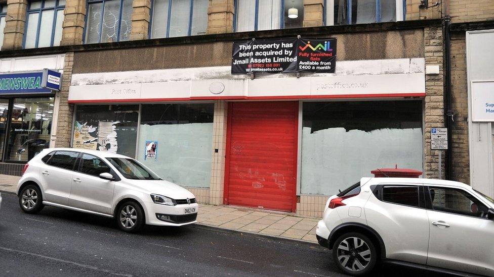 The former Darley Street post office in Bradford