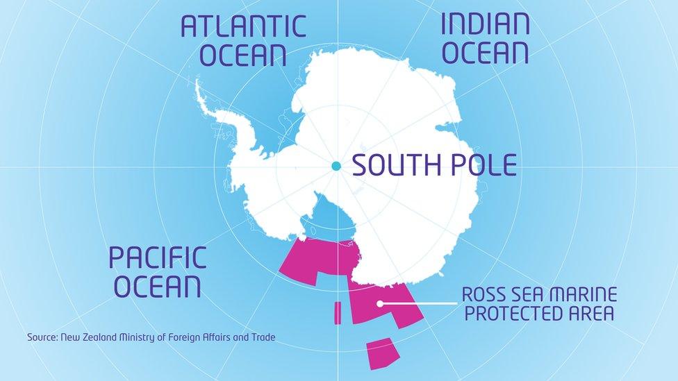 Map of Antarctica