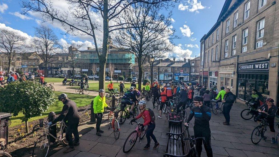 Gathering in Glossop