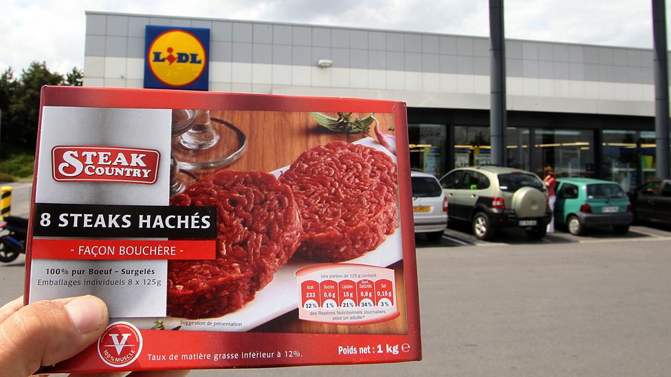 Steak Country beef burger package of type withdrawn from sale in 2011