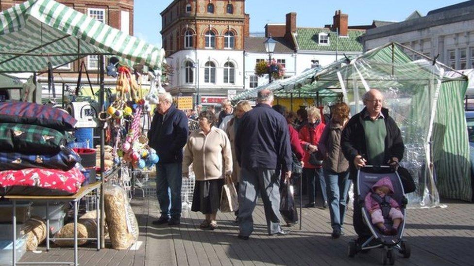 Market day in Boston