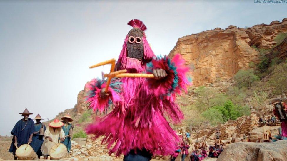 Dancer of the Dogon Elders