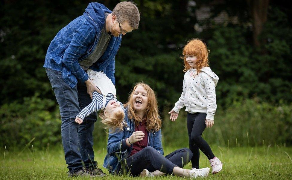 Helen Calder and family