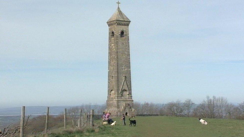 Tyndale Monument in North Nibley