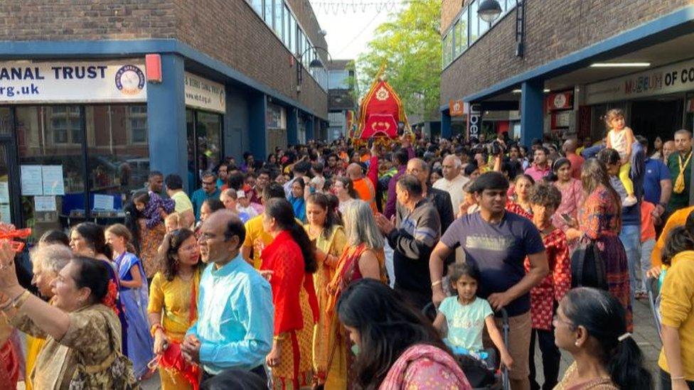 Festival crowd