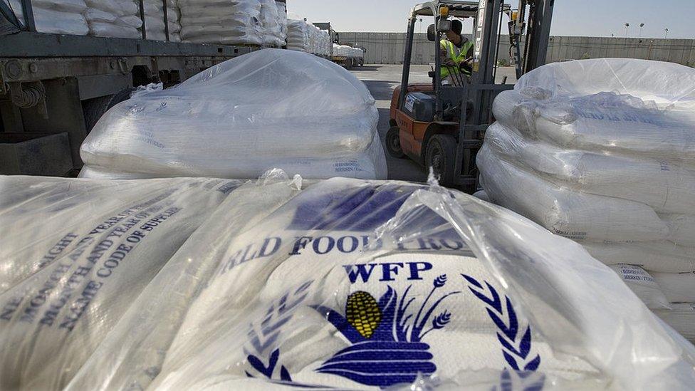 Humanitarian aid from the World Food Programme