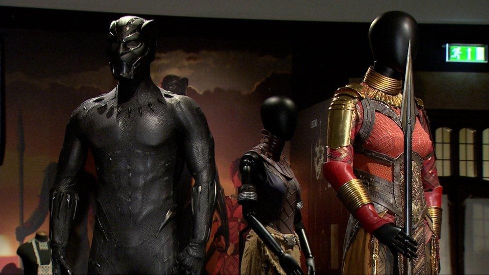 The Power of Stories exhibition was by Ipswich Museum and the tour was a partnership with Marvel Studios, Aspire Black Suffolk, the Association for Suffolk Museums.