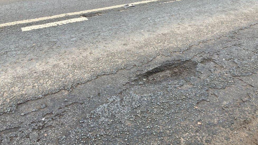 Potholes in Hereford