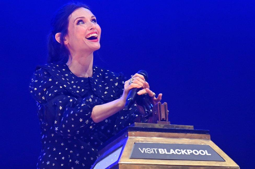 Sophie Ellis-Bextor turning on Blackpool Illuminations