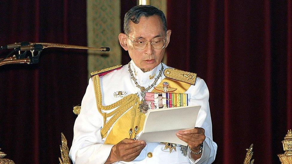 Former King Bhumibol Adulyadej, 2001