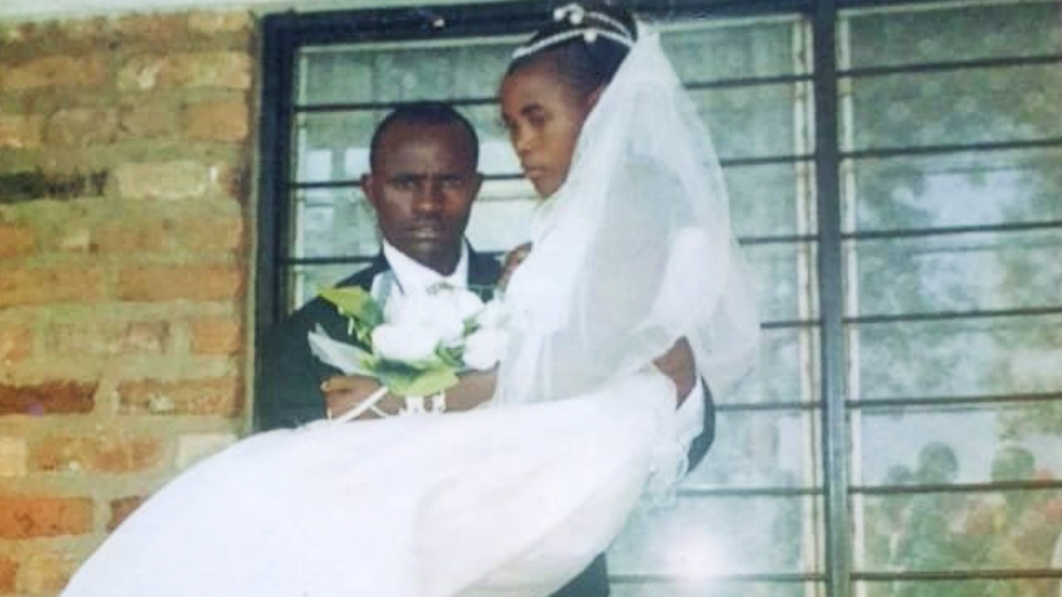 Yankurije and Alfred on their wedding day