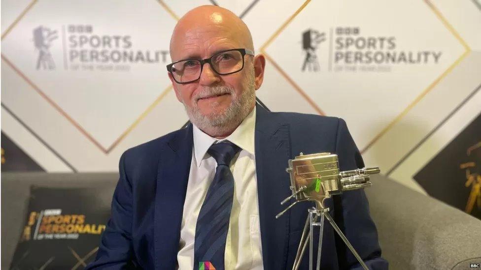 Mike Alden won the Unsung Hero Award at the BBC's Sports Personality of the Year in December