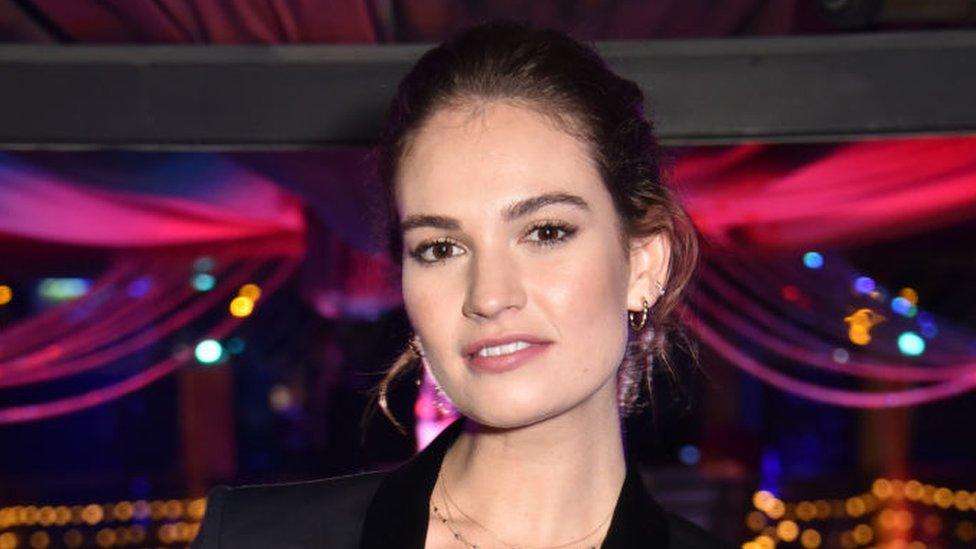 Lily James.