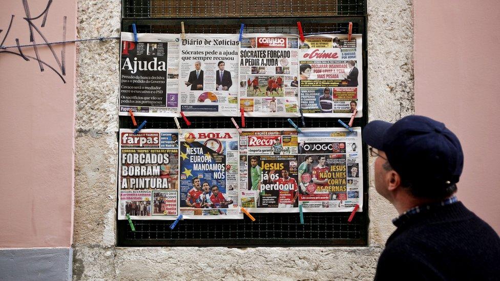 Portugese newspapers