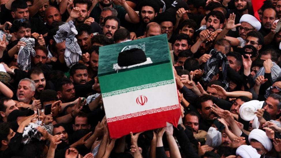 Khamenei's coffin carried through Shia shrines as ceremonies held in Iraq