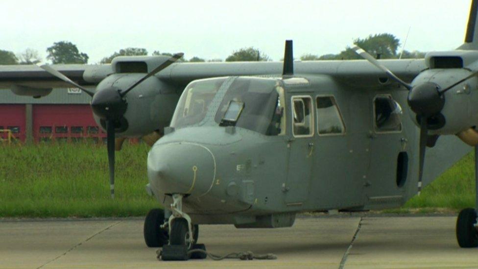 RAF planes at Aldergrove