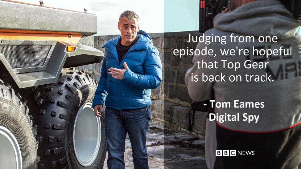 Digital Spy's review: Judging from one episode, we're hopeful that Top Gear is back on track