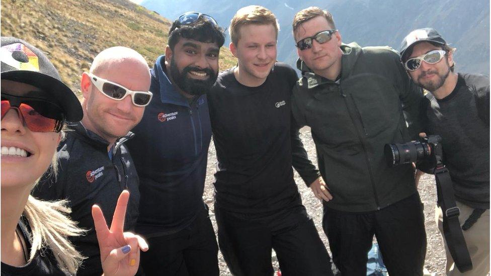 Jack and his team, Mount Elbrus