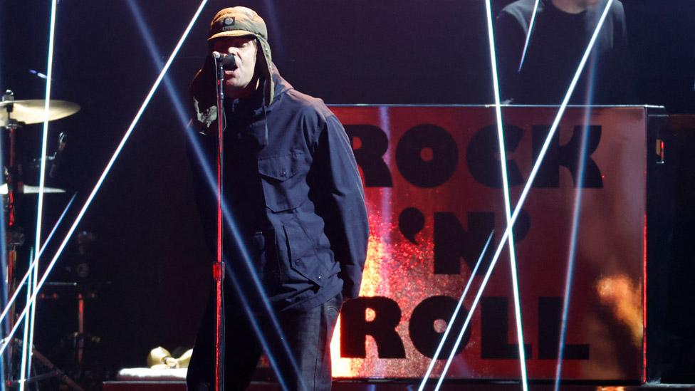 Liam Gallagher at the Brit Awards