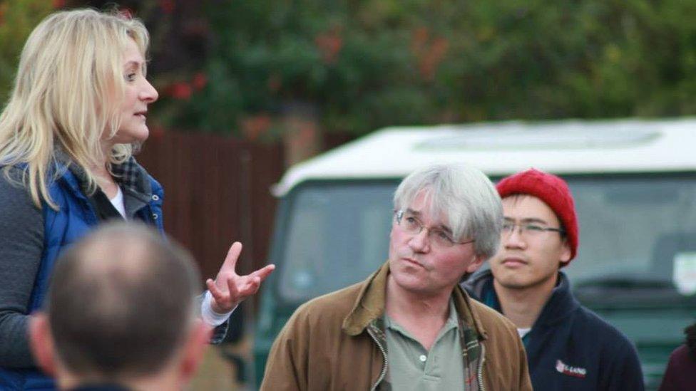 Suzanne Webb and Andrew Mitchell MP