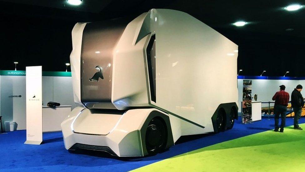 Einride T-pod autonomous truck