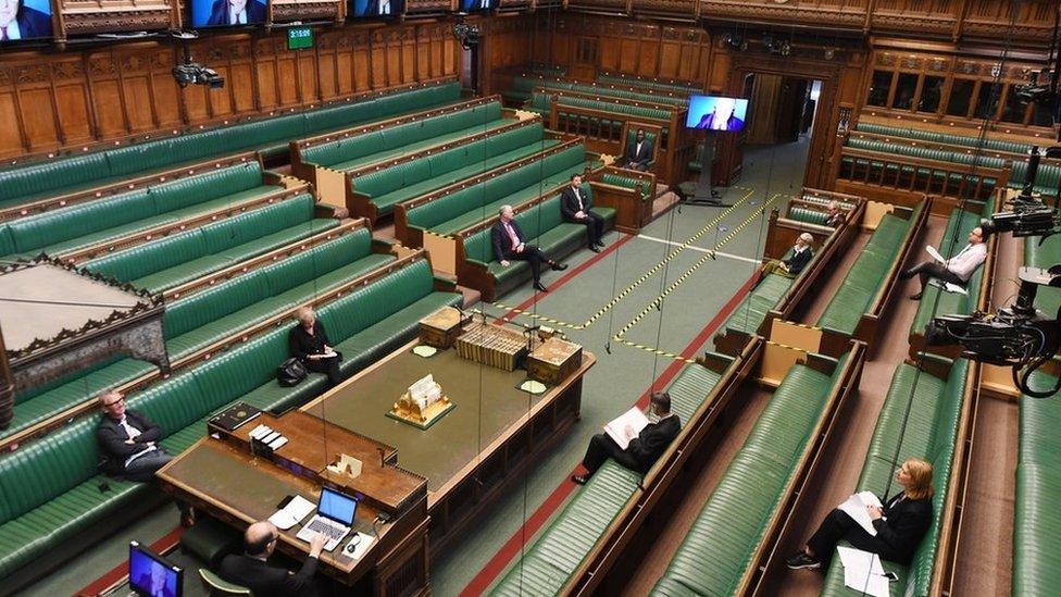 MPs rehearsing new working arrangements