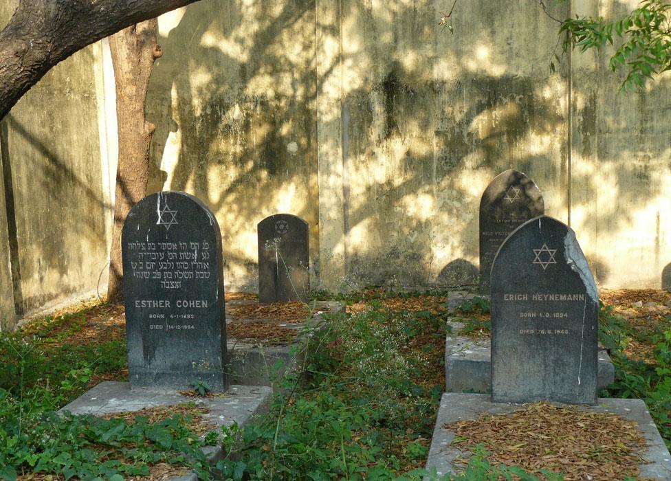 The Jewish cemetery in Chennai