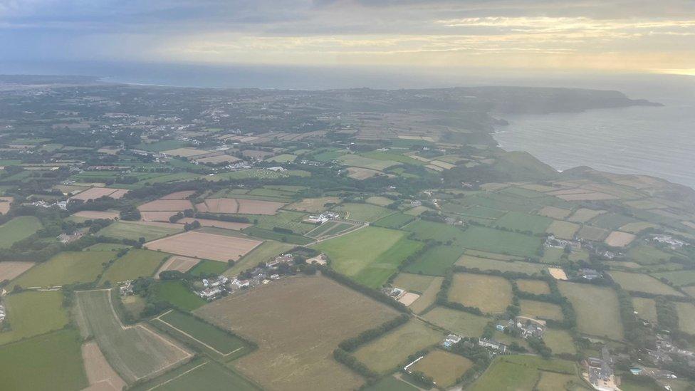 Jersey aerial view