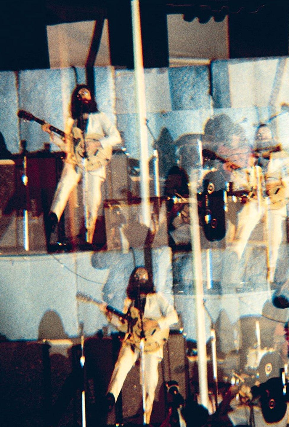 Previously unseen photograph of the Plastic Ono Band performing in Toronto in 1969