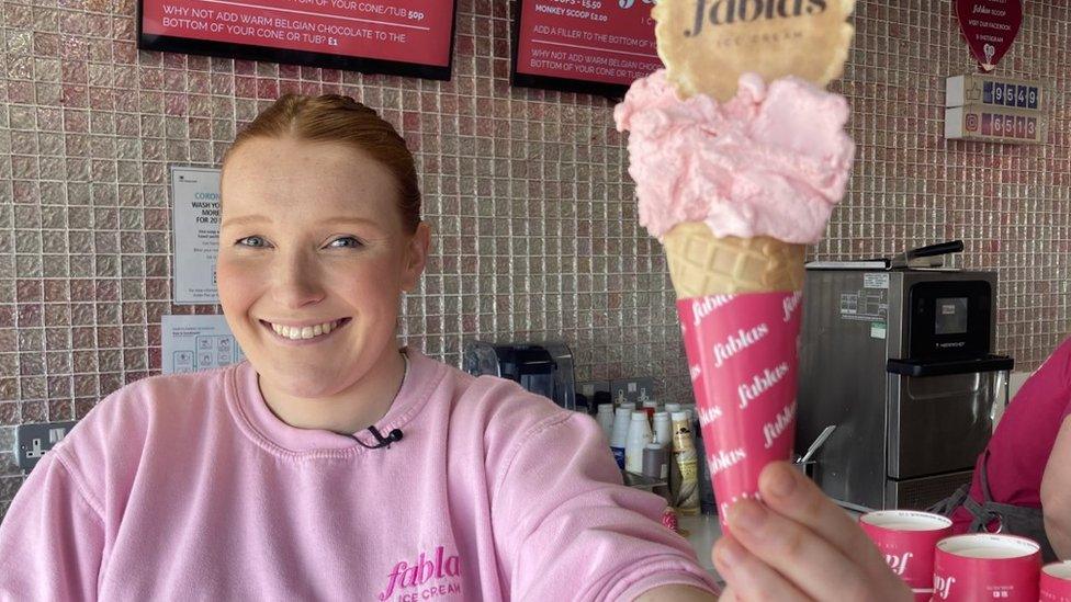 Lauren Evans, Director of Fablas Ice Cream