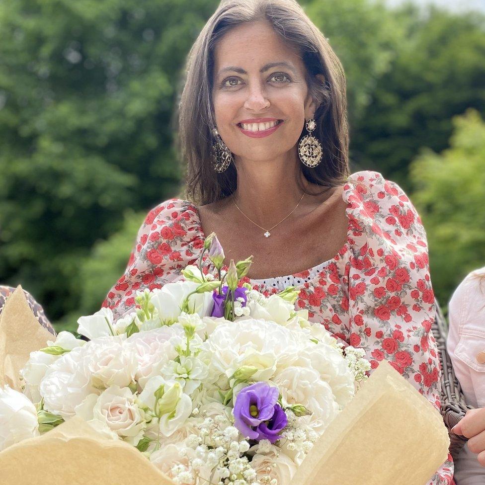 the Dame Deborah James Rose which will feature on the Harkness Rose Company show stand at Chelsea Flower Show