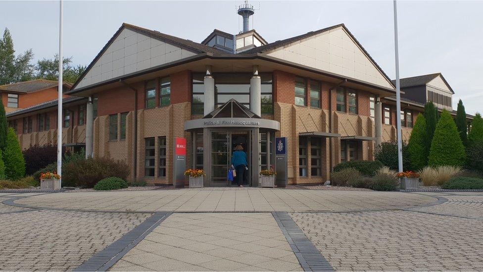 The Portishead HQ of the Avon Fire and Rescue Service and Avon and Somerset Police