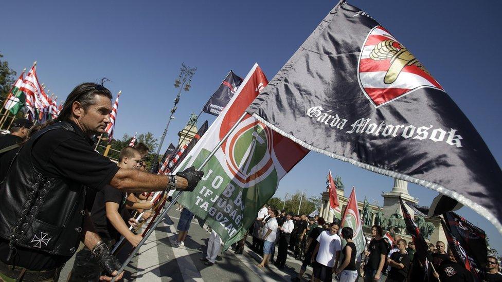 The Hungarian Guard, here on a march in 2012