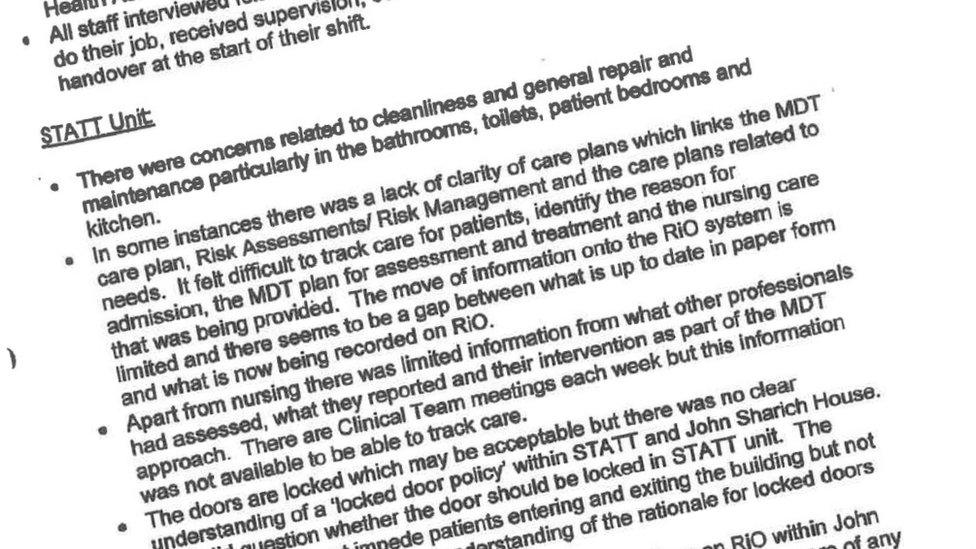 NHS internal review on Slade House