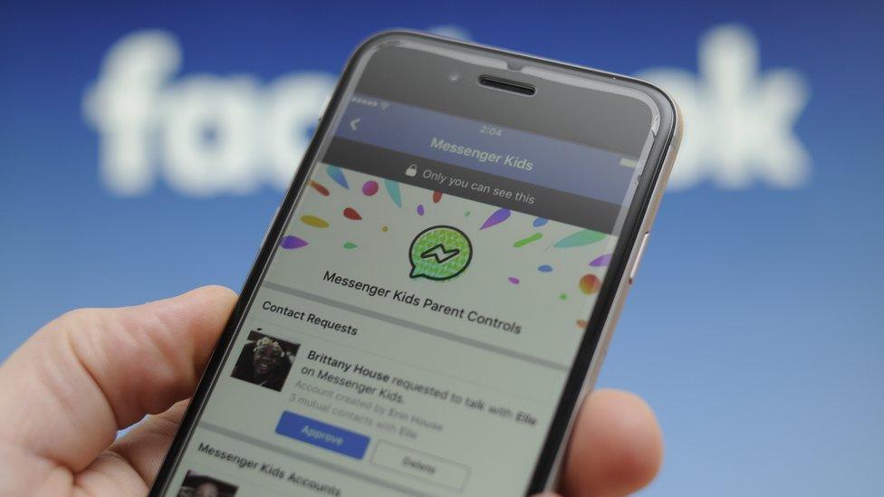 Facebook have launched a new messenger app for kids.