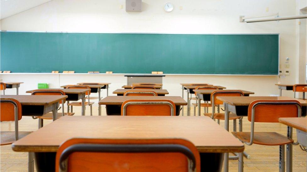 Empty classroom