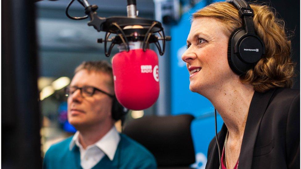 Nicky Campbell and Rachel Burden