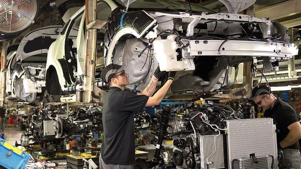 Workers at Nissan Sunderland plant