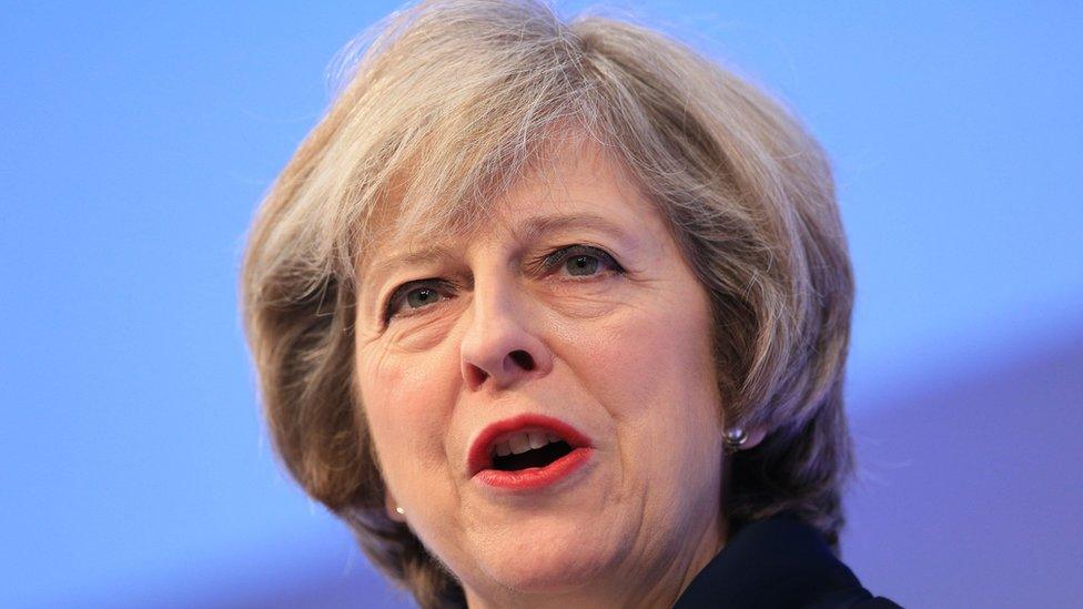 Prime minister Theresa May