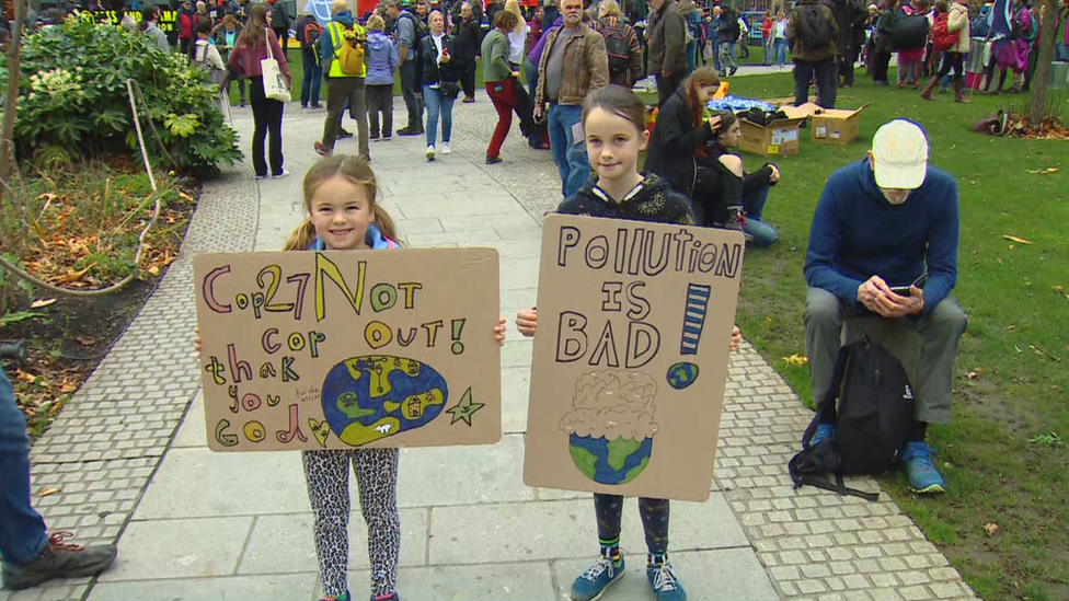 Old and young campaigners showed up in Edinburgh today