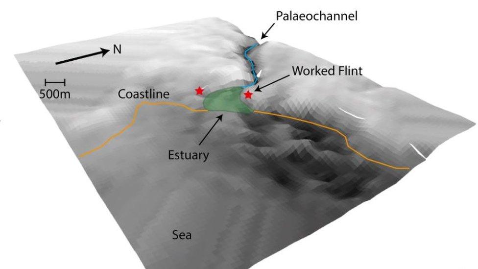 3D surface model of Southern River